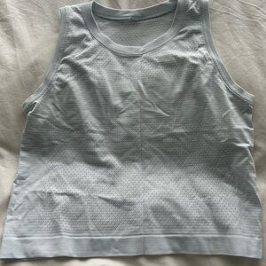 Lululemon Athletica Light Gray Tank Top
